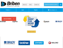 Tablet Screenshot of briben.com